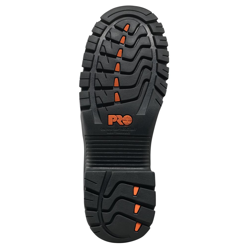 Timberland Μποτακια Εργασίας Ανδρικα Καφε - Pro® Helix 8\" Comp Toe - Greece 9846573-WP